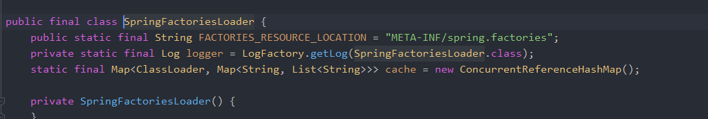 SpringFactoriesLoader