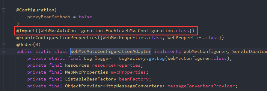 WebMvcAutoConfigurationAdapter