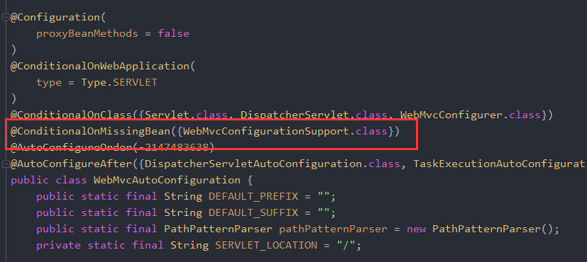 WebMvcAutoConfiguration